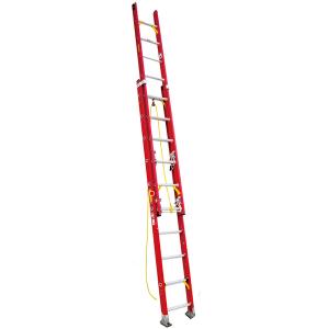 Fiberglass extension ladder