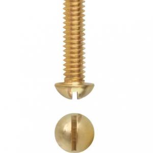 Screw 5/32 x 1in Machine Brass RH (Jar100)