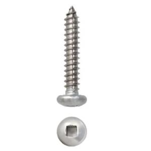 Screw 8g x 25mm 8x1in Self Tap Pan Sqdr S/S (Jar200)