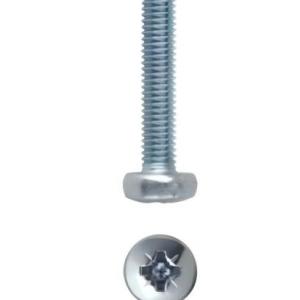 Screw M4 x 12mm Machine Pan Pozi Z/P (Jar200)