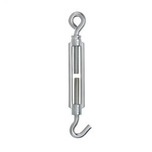 Turnbuckle 6mm Hook & Eye Bright Zinc